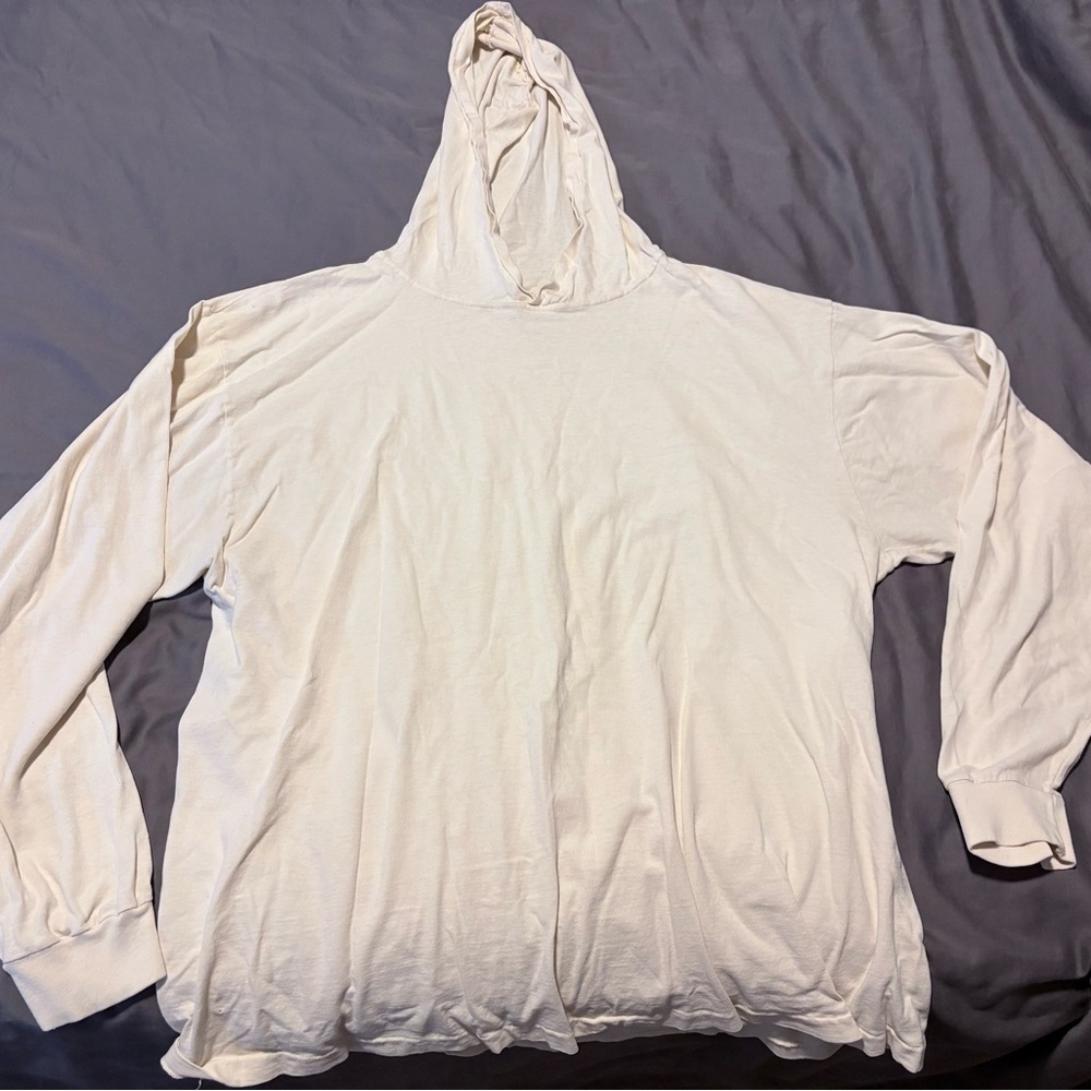 GAP Light Cream Cotton Hoodie